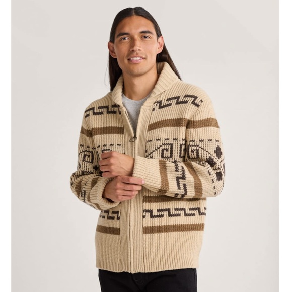 Pendelton The Dude Big Lebowski Westerley Lambswool Sweater Size Large - Picture 1 of 15